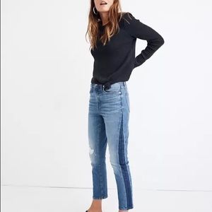 Madewell high rise slim boy jean 23
